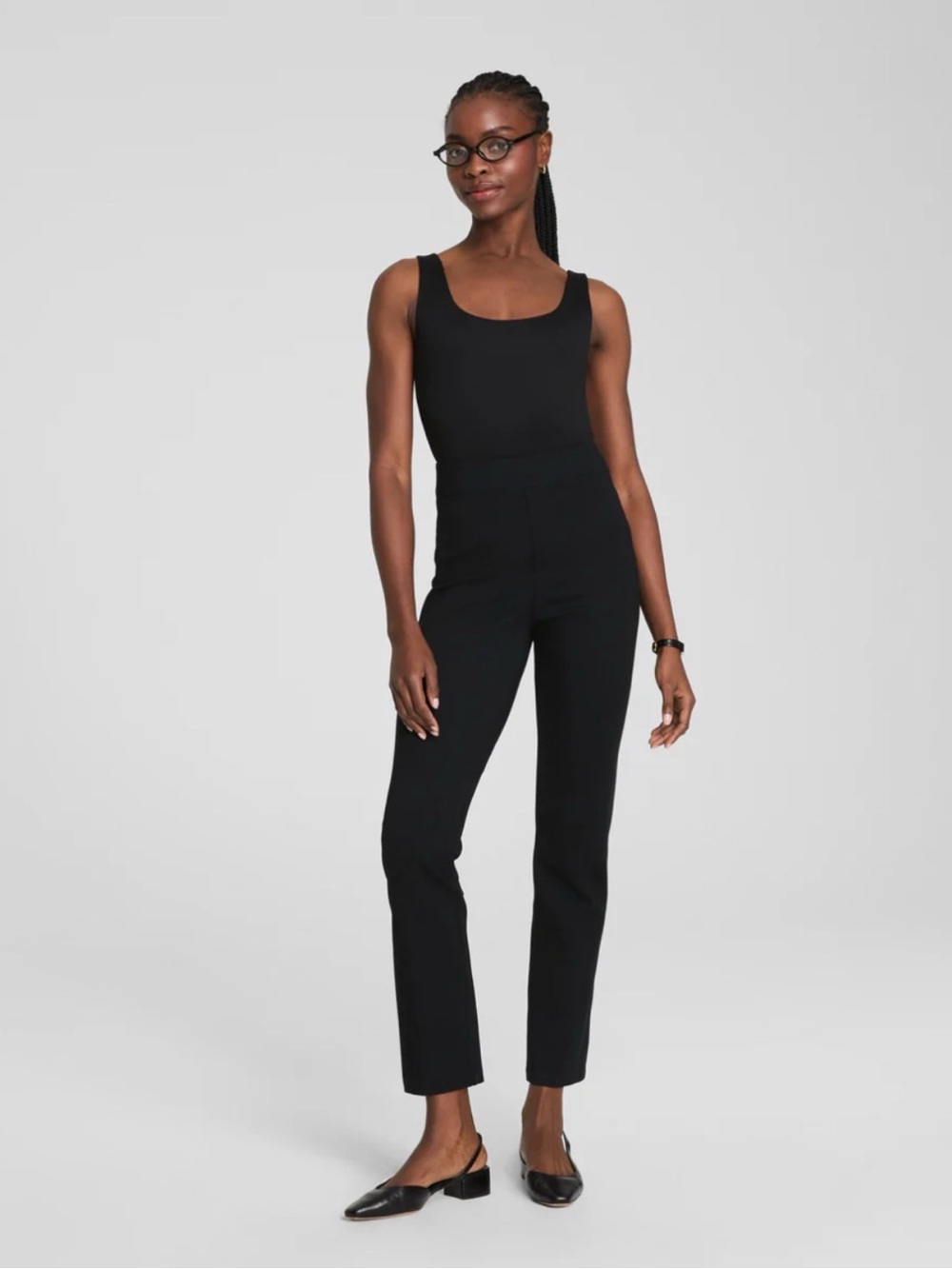 Spanx Women’s Sz 2X Black Perfect Ponte Pant High Rise Tummy Control Stretch